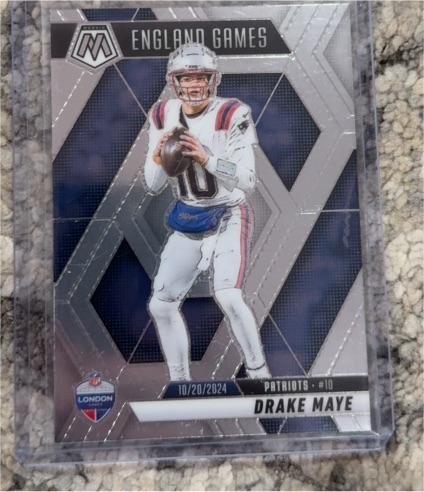 2025 Panini Mosaic #258 Drake Maye England Games — front