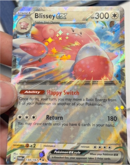 2023 Pokémon SV06: Twilight Masquerade #134 Blissey ex — front