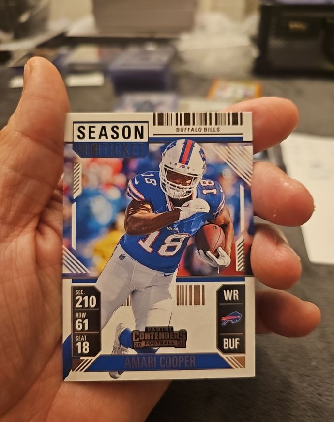 2024 Panini Contenders Season Ticket #22 Amari Cooper — front