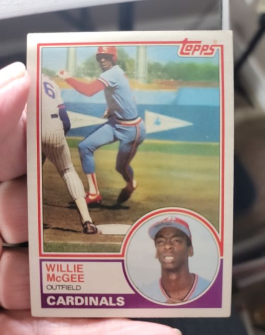 1983 Topps #49 Willie McGee — front