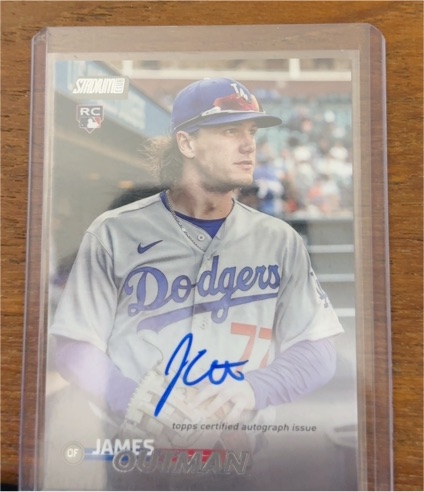 2023 Topps Stadium Club #SCBA-JO James Outman — front