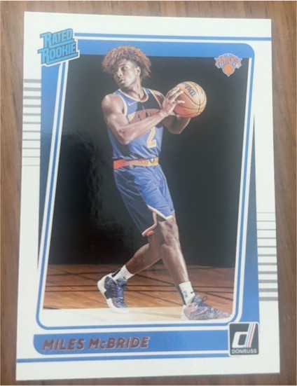 2021-22 Donruss #224 Miles McBride — front