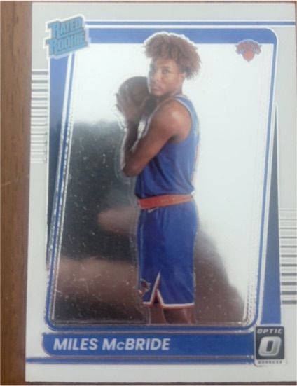 2021-22 Panini Donruss Optic #174 Miles McBride — front