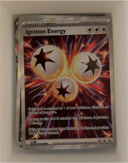 2025 Pokémon TCG Phantasmal Flames #124 Ignition Energy — front