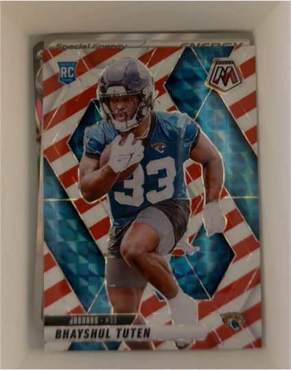 2025 Panini Mosaic #385 Bhayshul Tuten — front