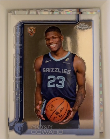 2025-26 Topps Chrome #261 Cedric Coward — front