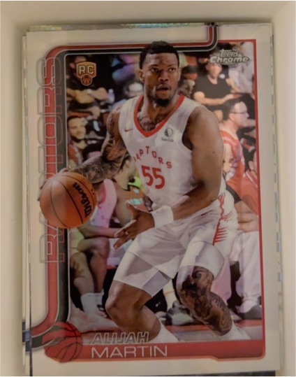 2025-26 Topps Chrome Basketball #290 Alijah Martin — front