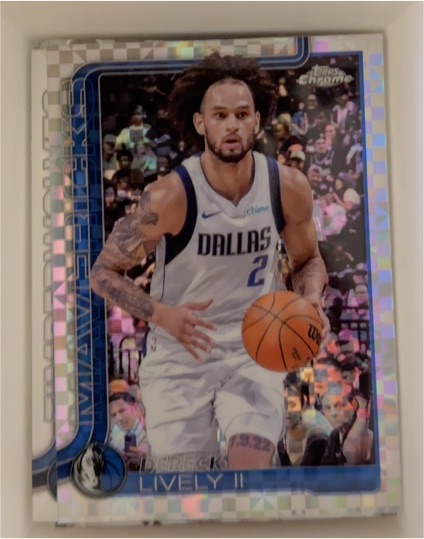 2025-26 Topps Chrome #72 Dereck Lively II — front