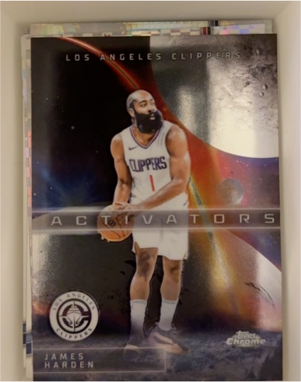 2025-26 Topps Chrome #AC-8 James Harden Activators — front