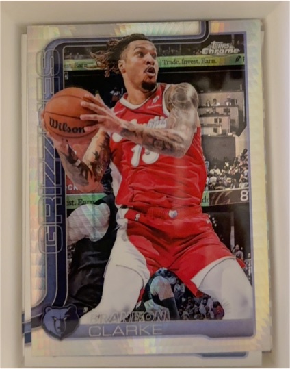 2025-26 Topps Chrome #133 Brandon Clarke — front