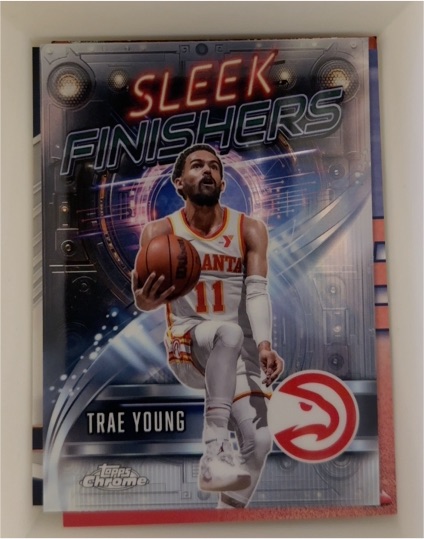 2025-26 Topps Chrome #SF-22 Trae Young Sleek Finishers — front