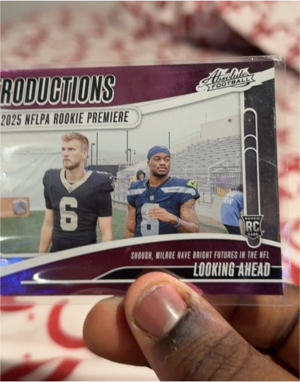 2025 Panini Absolute Introductions #I-TSH Tyler Shough & Jalen Milroe — front