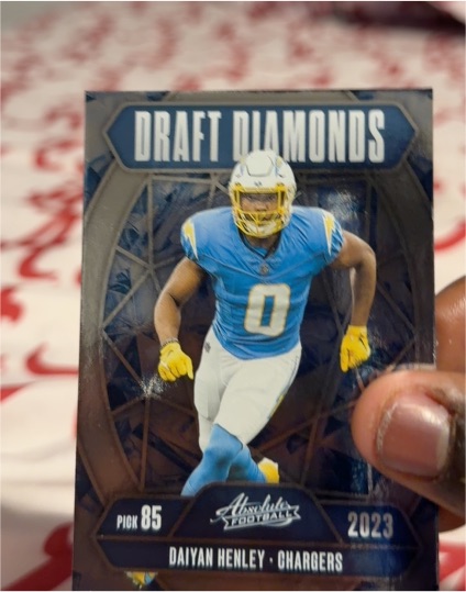 2023 Panini Absolute Draft Diamonds #DD-DHY Daiyan Henley — front