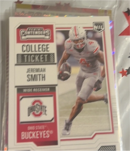 2025 Panini Contenders College Ticket #1 Jeremiah Smith — front