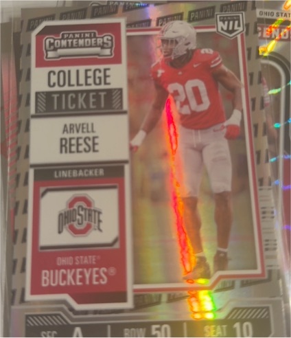 2025 Panini Contenders College Ticket Arvell Reese — front