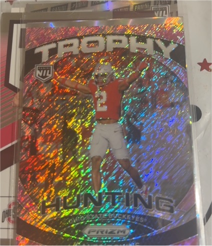 2024 Panini Prizm Draft Picks Trophy Hunting #TH-TLE Trey Lance — front