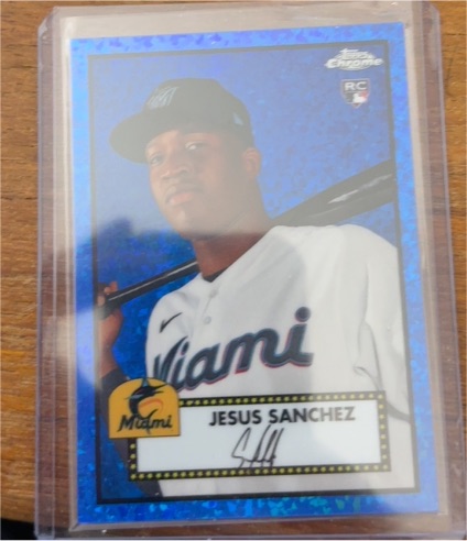 2021 Topps Chrome Platinum Anniversary #48 Jesus Sanchez — front