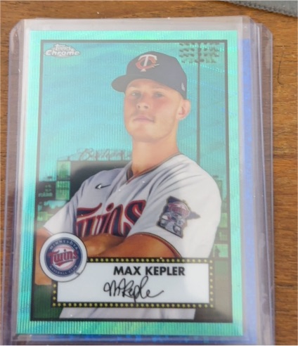 2021 Topps Chrome Platinum Anniversary #201 Max Kepler — front