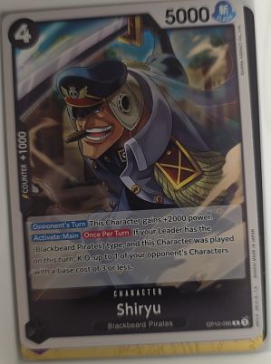 One Piece Card Game OP10-086 Shiryu — front