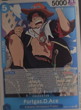 2025 One Piece Card Game Extra #EB02-028 Portgas D. Ace — front