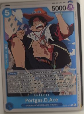 2025 One Piece Card Game Extra Booster Anime 25th Collection #EB02-028 Portgas.D.Ace — front