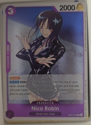 2025 One Piece Card Game EB02-036 Nico Robin — front