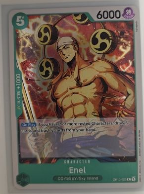 2024 One Piece Card Game OP10-025 Enel — front