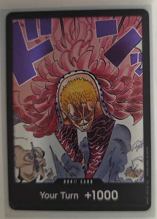 One Piece OP-10 Royal Blood Your Turn +1000 Donquixote Doflamingo — front