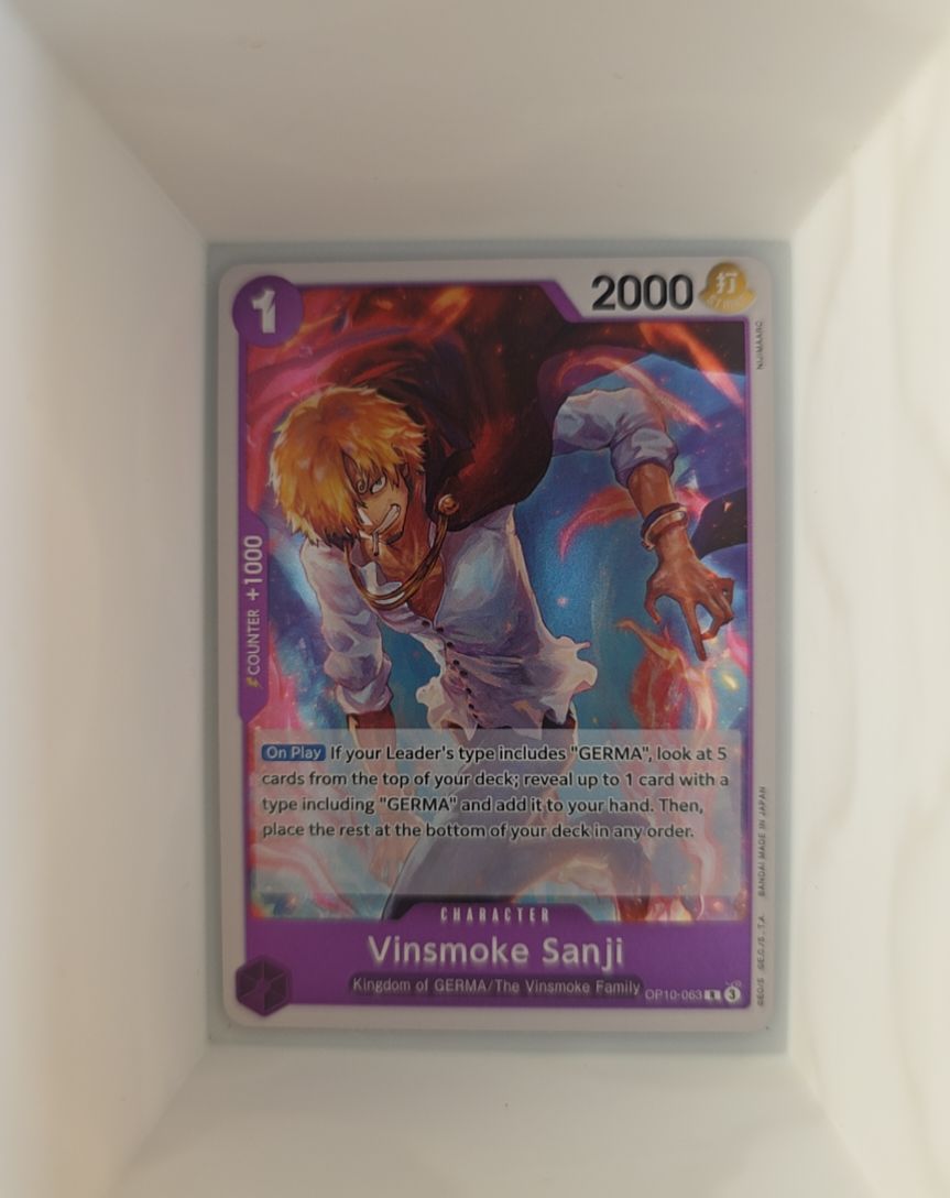 2024 One Piece TCG OP10-063 Vinsmoke Sanji — front