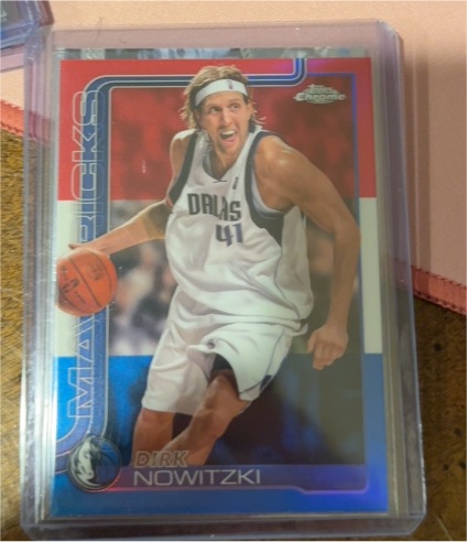 2025-26 Topps Chrome #246 Dirk Nowitzki — front