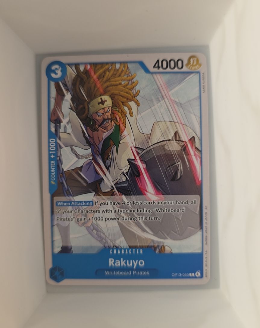 One Piece Carrying On His Will Rakuyo OP13-055 — front