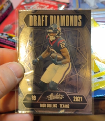 2021 Panini Absolute Draft Diamonds #99 Nico Collins — front