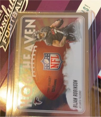2025 Panini Absolute #HH-BRN Bijan Robinson RC Hog Heaven Atlanta Falcons — front