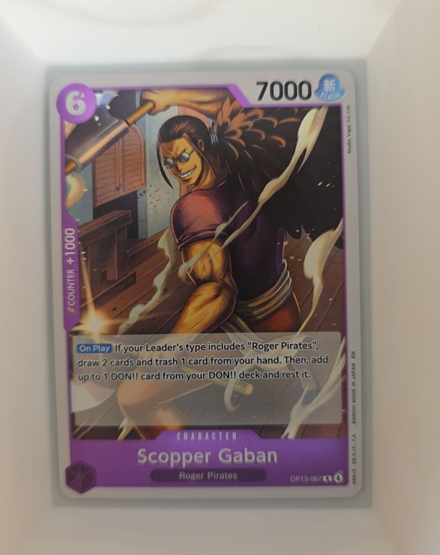 One Piece TCG OP13-067 Scopper Gaban — front