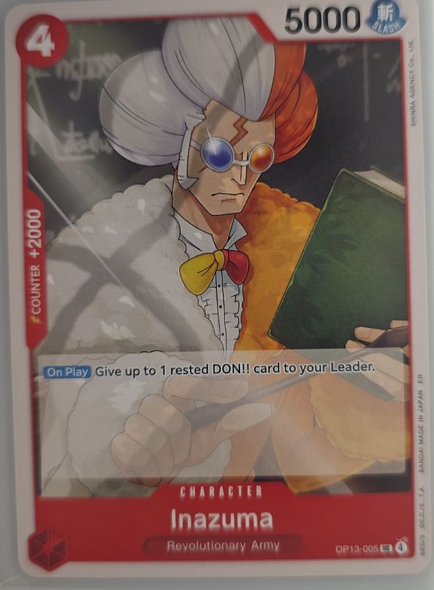 2025 One Piece Card Game OP13-005 Inazuma — front