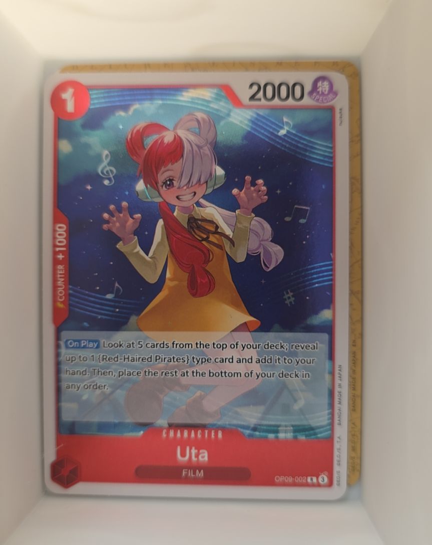 2025 One Piece TCG OP09-002 Uta — front