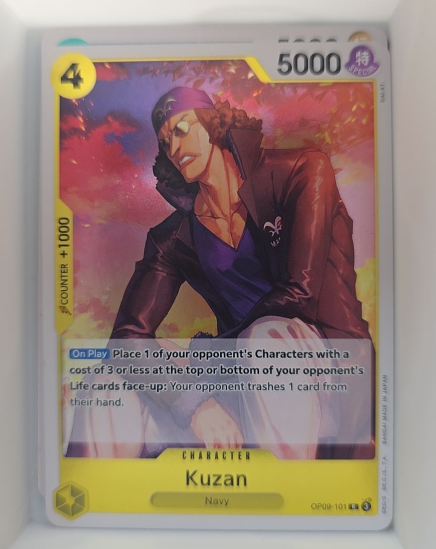 One Piece Card Game OP09-101 Kuzan — front