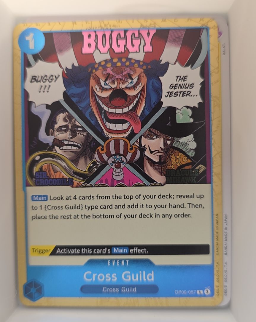 2024 One Piece Card Game OP09-057 Cross Guild Buggy — front