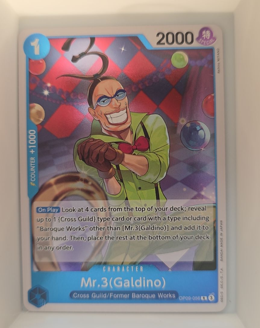 2024 One Piece TCG OP09-056 Mr.3(Galdino) Emperors in the New World — front