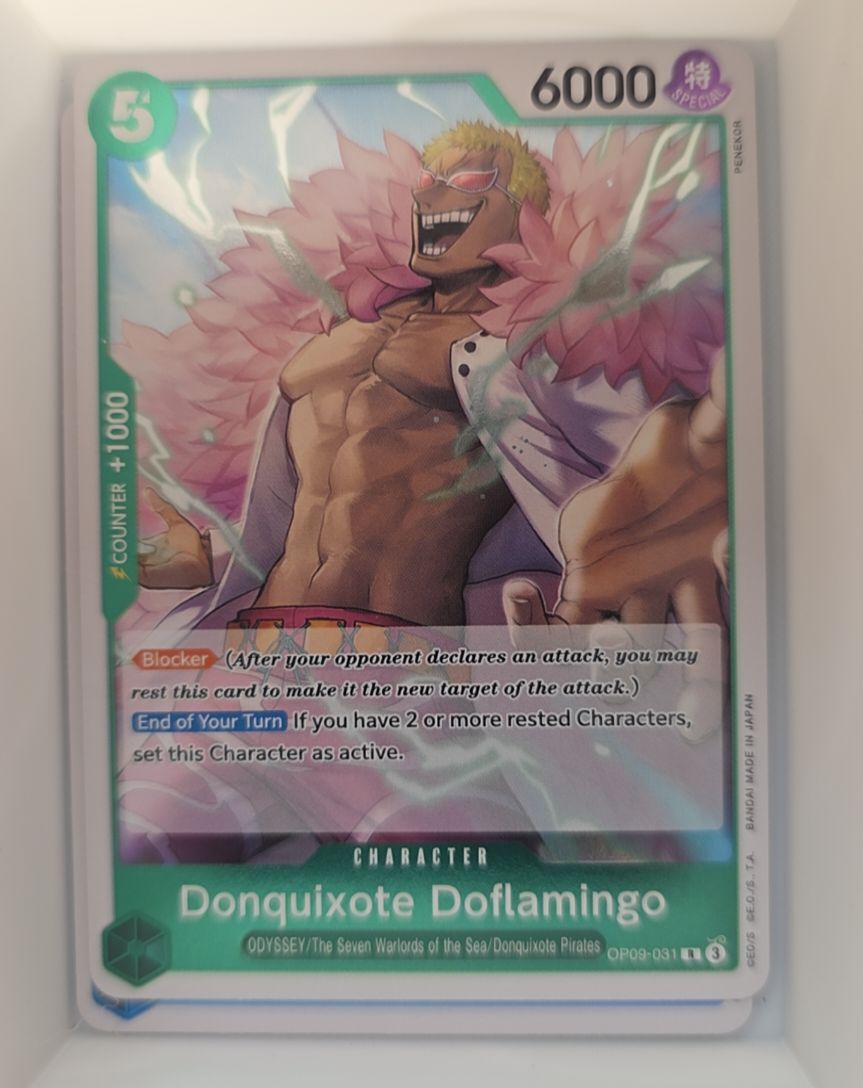 One Piece Emperors in the New World OP09-031 Donquixote Doflamingo — front