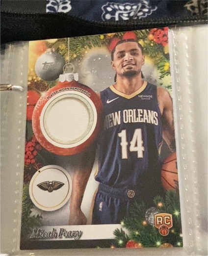 2025-26 Topps Holiday #PR-MP Micah Peavy — front