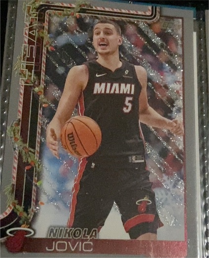 2025-26 Topps Holiday #H61 Nikola Jović — front