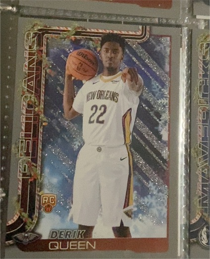 2025-26 Topps Holiday #H173 Derik Queen — front