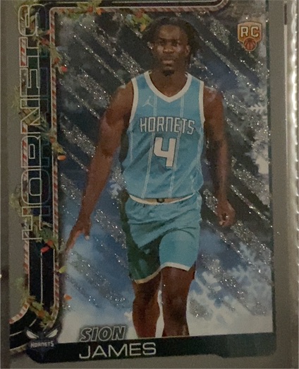 2025-26 Topps Holiday #H193 Sion James — front
