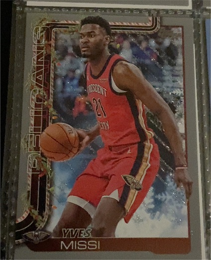 2025-26 Topps Holiday #H153 Yves Missi — front