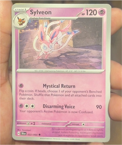 2024 Pokémon Shrouded Fable #022 Sylveon — front