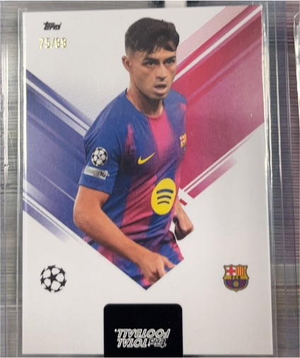 2024-25 Topps Chrome UEFA Club Competitions #174 Pedri — front