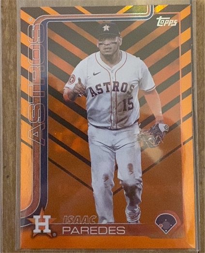 2025 Topps Update #US195 Isaac Paredes — front