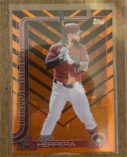 2025 Topps #Jose Herrera Diamondbacks — front