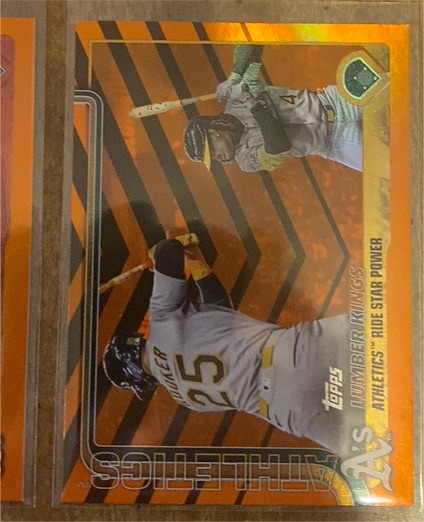 2025 Topps Update #US80 Brent Rooker / Lawrence Butler — front